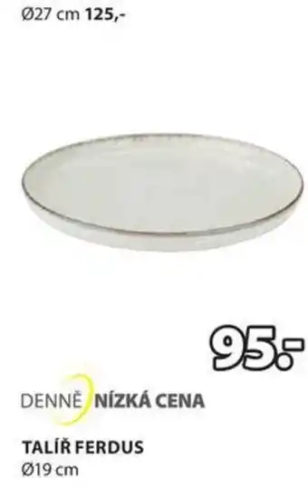 JYSK Talíř Ferdus 19cm nabídka
