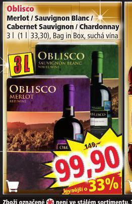 Norma Oblisco cabernet sauvignon nabídka