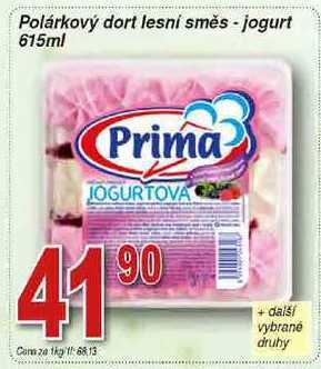Hruška Prima polárkový dort lesní směs - jogurt 615ml nabídka