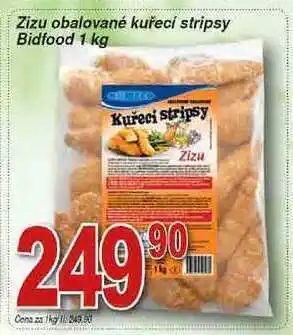 Hruška Bidfood nowaco zizu obalované kuřecí stripsy 1 kg nabídka