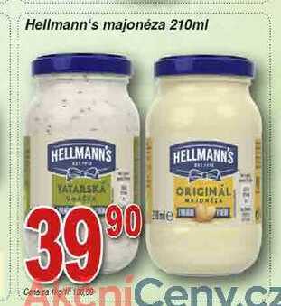 Hruška Hellmann's majonéza 210ml nabídka