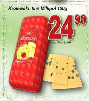Hruška Milkpol krolewski 45% 100g nabídka