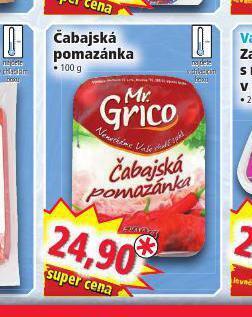 Norma Čabajská pomazánka nabídka