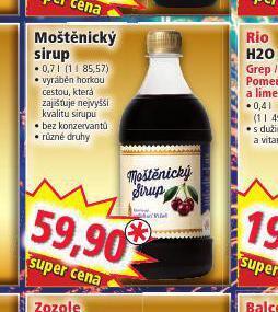 Norma Moštěnický sirup nabídka