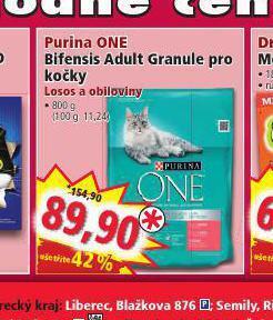Norma Purina one granule pro kočky nabídka