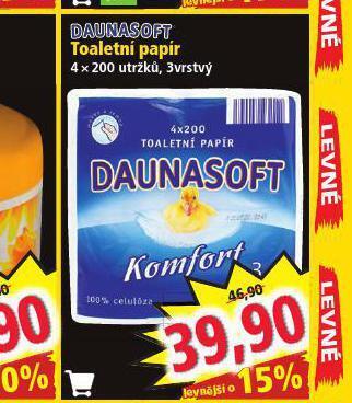 Norma Daunasoft toaletní papír nabídka
