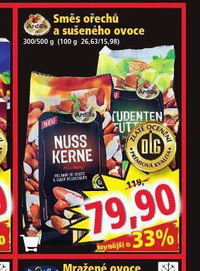 Norma Směs ořechů a sušeného ovoce nabídka