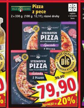 Norma Pizza z pece nabídka