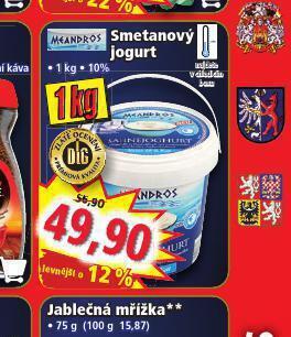 Norma Smetanový jogurt nabídka