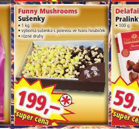 Norma Funny mushrooms sušenky nabídka
