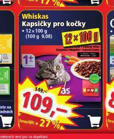 Norma Whiskas kapsičky pro kočky nabídka