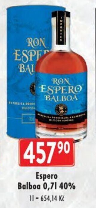 Astur&Qanto Espero Balboa 0,7l 40% nabídka