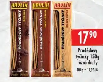 Astur&Qanto Havlík Pradědovy tyčinky 150g různé druhy nabídka