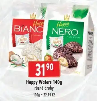 Astur&Qanto Happy Wafers různé druhy 140g nabídka