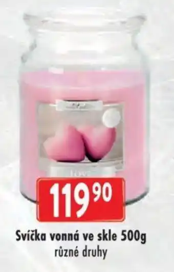 Astur&Qanto Svíčka vonná ve skle 500g různé druhy nabídka
