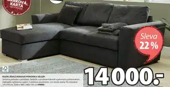 JYSK Rozkládací pohovka Vejlby Š243xV86xH83/154 nabídka