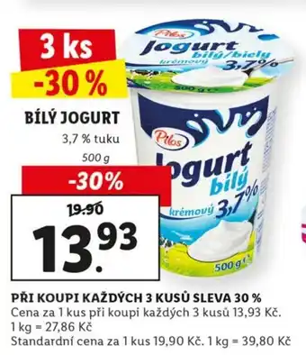 Lidl Pilos Při koupi každých 3 kusů sleva 30% nabídka