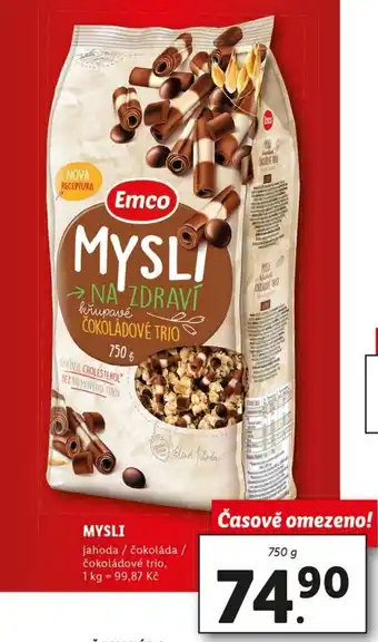 Lidl Emco mysli 750g nabídka