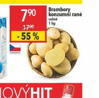 Globus Brambory konzumní rané nabídka