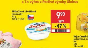 Globus Milko žervé z poděbrad nabídka
