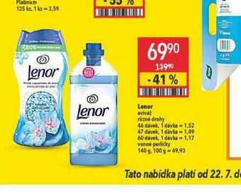 Globus Lenor aviváž nabídka