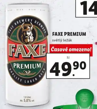 Faxe Premium světlý ležák 1l