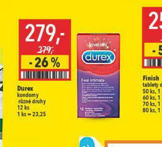 Globus Durex kondomy nabídka