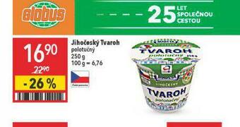 Globus Jihočeský tvaroh polotučný nabídka