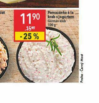 Globus Pomazánka á la krab s jogurtem nabídka