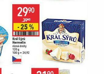Globus Král sýrů hermelín nabídka