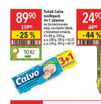 Globus Tuňák calvo multipack nabídka