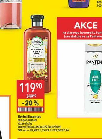 Globus Herbal essences šampon, balzám nabídka