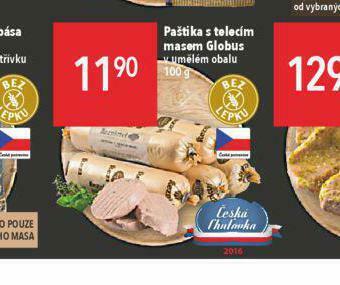 Globus Paštika stelecím masem nabídka