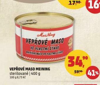 Penny Market Vepřové maso nabídka