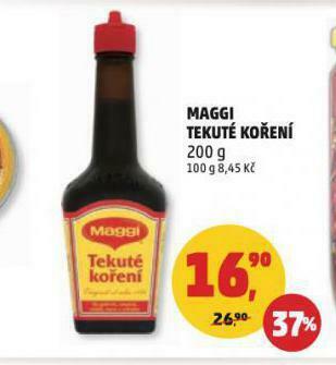 Penny Market Maggi tekuté koření nabídka