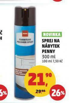 Penny Market Sprej na nábytek nabídka