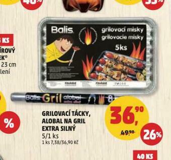 Penny Market Grilovací tácky, alobal nabídka