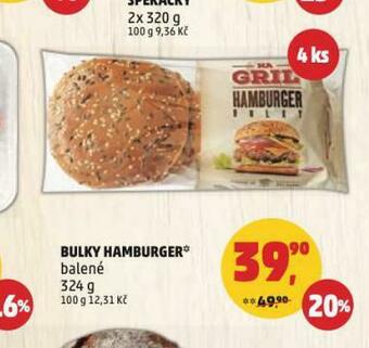 Penny Market Bulky hamburger nabídka