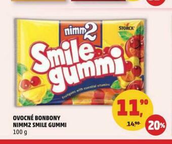 Penny Market Ovocné bonbony nimm2 smile gummi nabídka