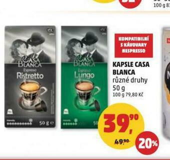 Penny Market Kávové kapsle casa blanca nabídka