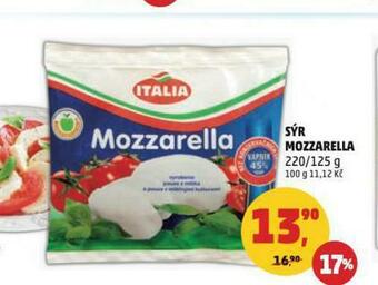 Penny Market Sýr mozzarella nabídka