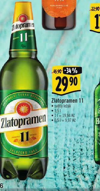 Albert Pivo zlatopramen 11 nabídka