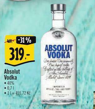 Albert Absolut vodka nabídka