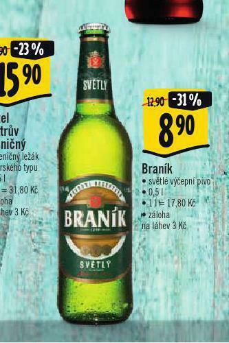 Albert Pivo braník nabídka