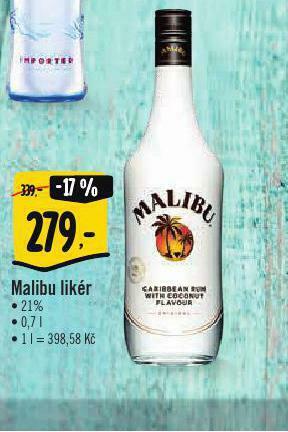 Albert Malibu likér nabídka