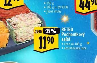 Albert Pochoutkový salát nabídka