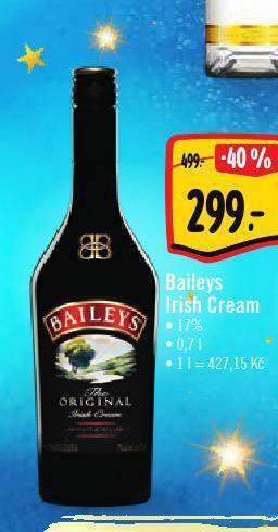 Albert Baileys irish cream nabídka
