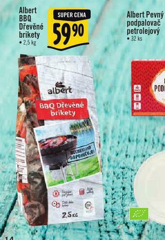 Albert Dřevěné brikety nabídka