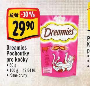 Albert Dreamies pochoutky pro kočky nabídka