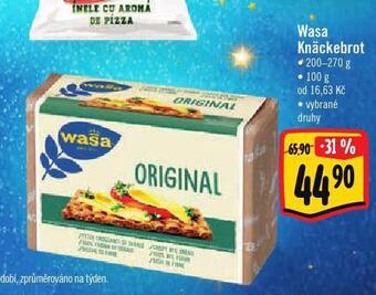 Albert Wasa knackebrot nabídka